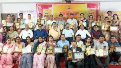 जिले के एफ. एल. एन. सह नवाजतन वारियर्स का हुआ रायपुर में सम्मान
