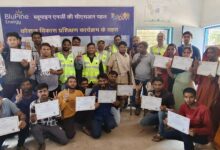 मुंगेली जिले में ब्लूपाइन एनर्जी के द्वारा सोलर पैनल इंस्टॉलेशन प्रशिक्षण कार्यक्रम सम्पन्न , 68 प्रतिभागियों को वितरण किया गया प्रमाण पत्र