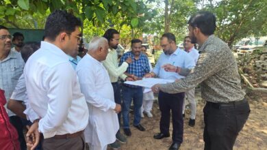 मुंगेली जिला अस्पताल परिसर मे 50 बिस्तर क्रिटिकल केयर यूनिट का भूमिपूजन विधायक मोहले ने किया