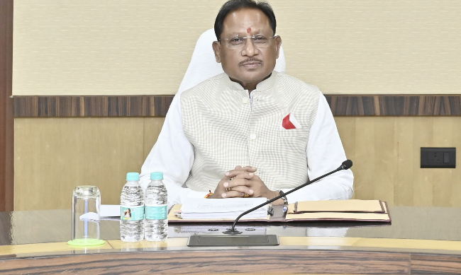 मुख्यमंत्री विष्णु देव साय की अध्यक्षता में आज यहां मंत्रालय महानदी भवन में आयोजित कैबिनेट की बैठक में अनेक महत्वपूर्ण निर्णय लिए गए मुख्यमंत्री विष्णु देव साय की अध्यक्षता में आज यहां मंत्रालय महानदी भवन में आयोजित कैबिनेट की बैठक में अनेक महत्वपूर्ण निर्णय लिए गए