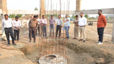 खुड़िया वाटर ट्रीटमेंट प्लांट का मिशन संचालक श्री शुक्ला ने किया निरीक्षण