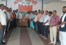अहमदाबाद वायुयान दुर्घटना में दिवंगत हुए 261 व्यक्तियों सहित गुजरात के पूर्व मुख्यमंत्री स्व विजय रुपाणी को जिला भाजपा कार्यालय मुंगेली में भाजपा कार्यकर्ताओं द्वारा श्रद्धांजलि दिया गया…