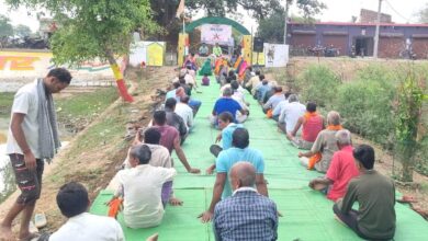 अंतर्राष्ट्रीय योग दिवस: जिले के 154 अमृत सरोवरों के तटों पर किया गया योगाभ्यास