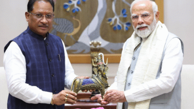 मुख्यमंत्री साय ने प्रधानमंत्री  मोदी से की भेंट, छत्तीसगढ़ के नक्सल उन्मूलन और विकास कार्यों  पर हुई चर्चा