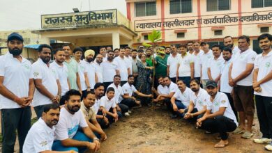 तहसील कार्यालय में हरियर मुंगेली अभियान का तृतीय चरण सम्पन्न,
