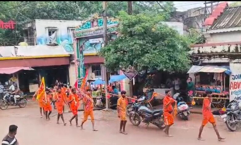 अमरकंटक के पवित्र नर्मदा जल को कलश में भरकर पैदल यात्रा करते हुए पहुँचेंगे मुंगेली शहर