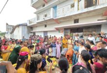 जनपद अध्यक्ष के नेतृत्व में ग्राम पंचायत धनगांव में भोजली त्यौहार कार्यक्रम का आयोजन किया गया