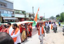 ‘‘हर घर तिरंगा’’ – डिप्टी सीएम साव के नेतृत्व में निकाली गई तिरंगा यात्रा